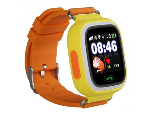 Smart Baby Watch Q80 Оранжевые